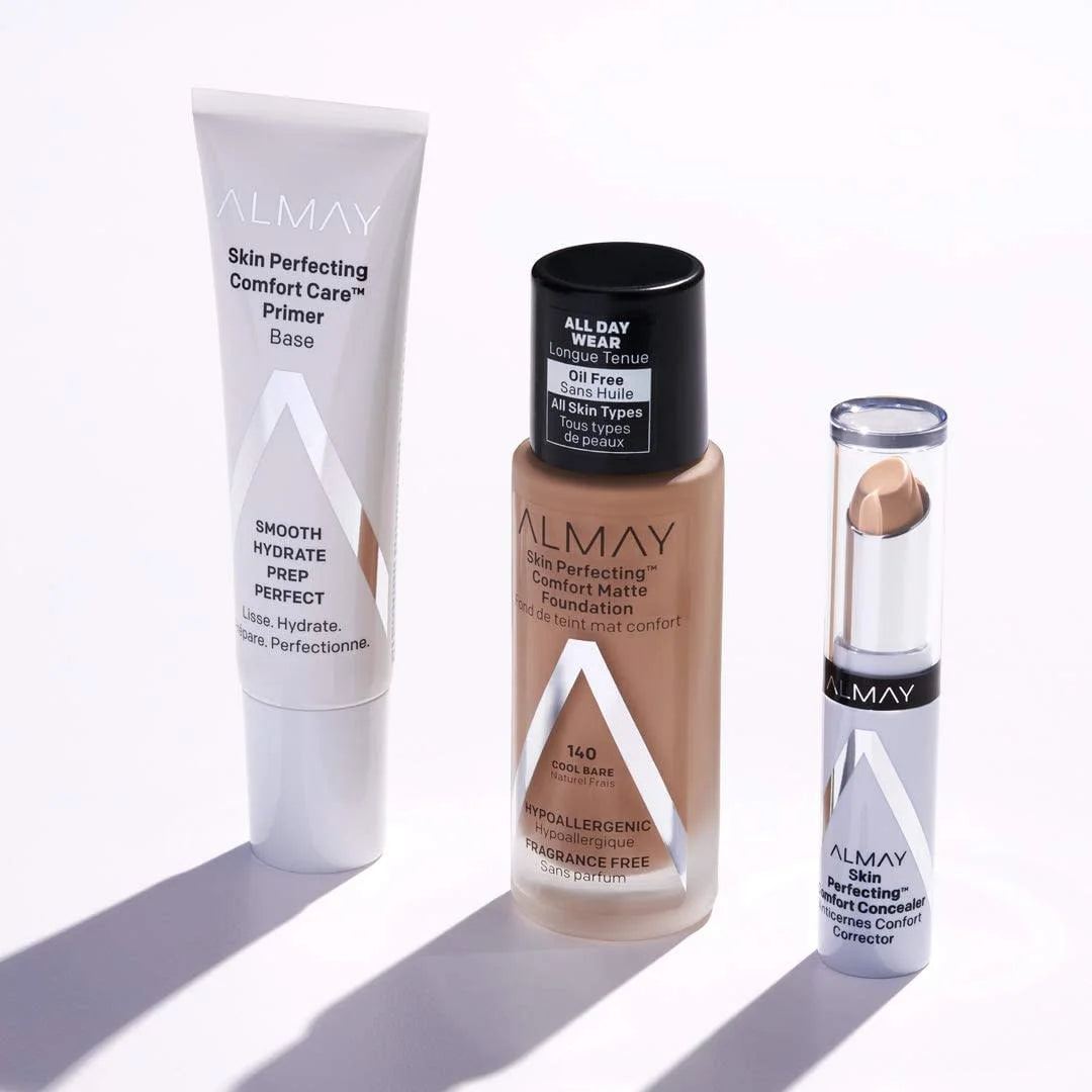 Perfecting Comfort Matte Foundation Makeup, Hypoallergenic, 220 Warm Cashew